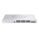 Switch TP-Link Omada Pro S5500-24MPP4XF, 24 porturi (16 PoE+, 8 PoE++)