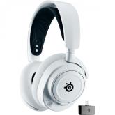 Casti cu microfon SteelSeries Arctis Nova 7X, USB Wireless/Bluetooth, White