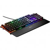 Tastatura SteelSeries Apex 5, RGB LED, Layout UK, USB, Black