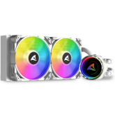 Cooler procesor Sharkoon S80, ARGB LED, 2 x 120 mm, White