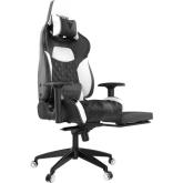 Scaun gaming Gamdias Achilles P1 L, RGB, Black-White