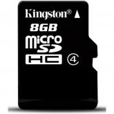 Memory Card microSDHC Kingston 8GB, Class 4, UHS-I U1