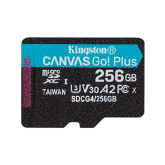 Memory Card microSDXC Kingston Canvas Go Plus SDCG4 256GB, Class 10, UHS-I U3, V30, A2
