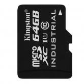 Memory Card microSDXC Kingston Industrial 64GB, Class 10, UHS-I U3, V30, A1