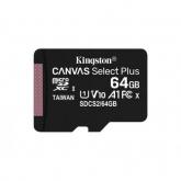 Memory Card microSDXC Kingston Canvas Select Plus 64GB, Class 10, UHS-I U1, V10, A1