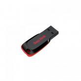 Stick Memorie SanDisk by WD Cruzer Blade 128GB, USB2.0, Black/Red