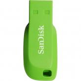 Stick memorie SanDisk by WD Cruzer Blade 16GB, USB 2.0, Electric Green