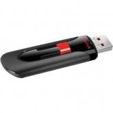 Stick Memorie SanDisk by WD Cruzer GLIDE, 64GB, USB 2.0, Black/Red