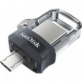 Stick Memorie SanDisk by WD Ultra Dual m3.0 16GB, USB 3.0, Black-Silver