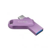Stick memorie SanDisk by WD Ultra Dual Drive Go 128GB, USB-C, Lavender