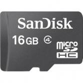Memory Card microSDHC SanDisk by WD 16GB, Class 4 + Adaptor SD