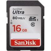 Memory Card SDHC SanDisk by WD Ultra 16GB, UHS-I U1, Class 10