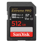 Memory Card microSDXC SanDisk by WD Extreme PRO 512GB, Class 10, UHS-II U3, V60