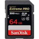 Memory Card SDXC SanDisk by WD Extreme PRO 64GB, Class 10, UHS-II U3