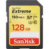 Memory Card SDXC SanDisk by WD Extreme 128GB, Class 10, UHS-I U3, V30