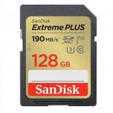 Memory Card microSDXC SanDisk by WD Extreme PLUS 128GB, Class 10, UHS-I U3, V30, A1