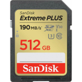 Memory Card microSDXC SanDisk by WD Extreme PLUS 512GB, Class 10, UHS-I U3, V30
