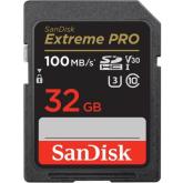 Memory Card SDHC SanDisk by WD Extreme PRO 32GB, Class 10, UHS-I U3, V30