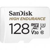 Memory Card microSDXC SanDisk by WD High Endurance 128GB, Class 10, UHS-I U3, V30 + Adaptor SD