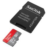 Memory Card microSDXC SanDisk by WD Ultra 32GB, Class 10, UHS-I U1, A1 + Adaptor SD