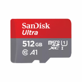 Memory Card microSDXC SanDisk by WD Ultra 512GB, Class 10, UHS-I U1, V30, A2 + Adaptor SD