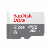 Memory Card MicroSDXC Sandisk by WD Ultra Lite 512GB, Class 10, UHS-I