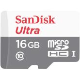 Memory Card microSDHC SanDisk by WD Ultra 16GB, Class 10, UHS-I