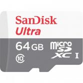 Memory Card microSDXC SanDisk by WD Ultra 64GB, Class 10, UHS-I