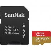Memory Card microSDXC SanDisk by WD Extreme 64GB, Class 10, UHS-I U3, V30, A2 + Adaptor SD