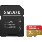 Memory Card microSDXC SanDisk by Western Digital Extreme PLUS 2TB, UHS-I U3, V30, A2 + Adaptor SD