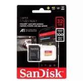 Memory Card microSDHC SanDisk by WD Extreme PLUS 32GB, Class 10, UHS-I U3, V30, A1 + Adaptor SD