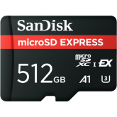 Memory Card microSDXC SanDisk by Western Digital, 512 GB, Clasa 10, UHS-I, U3, A1