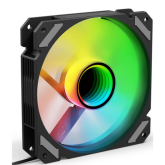 Ventilator Sharkoon SHARK Mirror PWM REVERSE, RGB LED, 120 mm, Black
