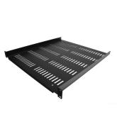 Raft Startech SHELF-1U-20-FIXED-V, Black