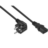 Cablu de alimentare Cable Master SK0130-S018, CEE 7/7 male - IEC C13 female, 1.8 m, Black