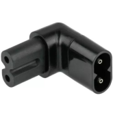 Adaptor Cable Master SKA-0873S, IEC C8 male - IEC C7 female, Black