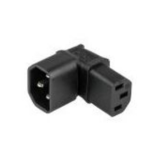 Adaptor Cable Master SKA-1433S, IEC C14 male - IEC C13 female, Black