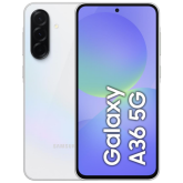 Telefon mobil Samsung Galaxy A36, Dual SIM, 256 GB, 6 GB RAM, 5G, Awesome White
