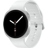 SmartWatch Samsung Galaxy Watch 8, 1.5 inch, Curea silicon, 44mm, LTE, Silver - White