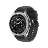 SmartWatch Samsung Galaxy Watch 8 Classic, 1.3 inch, Curea Silicon, 46 mm, Silver - Black
