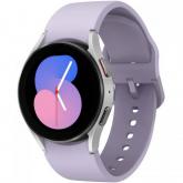 SmartWatch Samsung Galaxy Watch 5, 1.2inch, 4G, Curea silicon, Silver-Purple