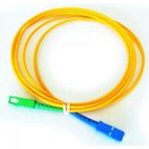 Patch Cord Fibra Optica Braun Group, SC/PC-SC/APC, 2m, Yellow