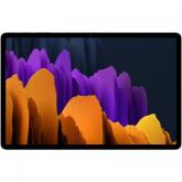 Tableta Samsung Galaxy Tab S7 Plus, Snapdragon 865+ Octa Core, 12.4inch, 128GB, Wi-Fi, Bt, 5G, Android 10, Mystic Silver