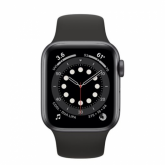 Smartwatch Apple Watch Series 6, 1.78inch, curea silicon, Space Grey-Black