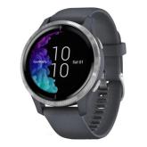 Smartwatch Garmin Venu, 1.2 inch, Curea silicon, Blue Granite-Silver