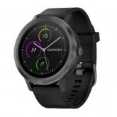 Smartwatch Garmin Vivoactive 3, 1.2 inch, Curea silicon, Slate-Black