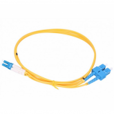Patch Cord Fibra Optica Braun SMD-SC/UPC-LC/UPC-3, 3m, Yellow
