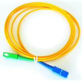 Patch cord optic Braun, Simplex, SC/PC - SC/APC, 2 m, Yellow