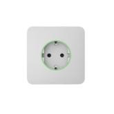 Carcasa priza Ajax SoloCover pentru OutletCore type F, White