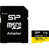 Memory Card microSDXC Silicon Power Inspire 1TB, Class 10, UHS-I U3, V30, A2 + Adaptor SD